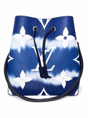 Louis Vuitton Escale NeoNoe MM Blue Giant Monogram Bucket Bag